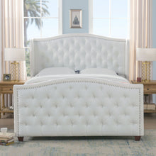 Load image into Gallery viewer, Marcella - Upholstered Shelter Headboard Bed Set
