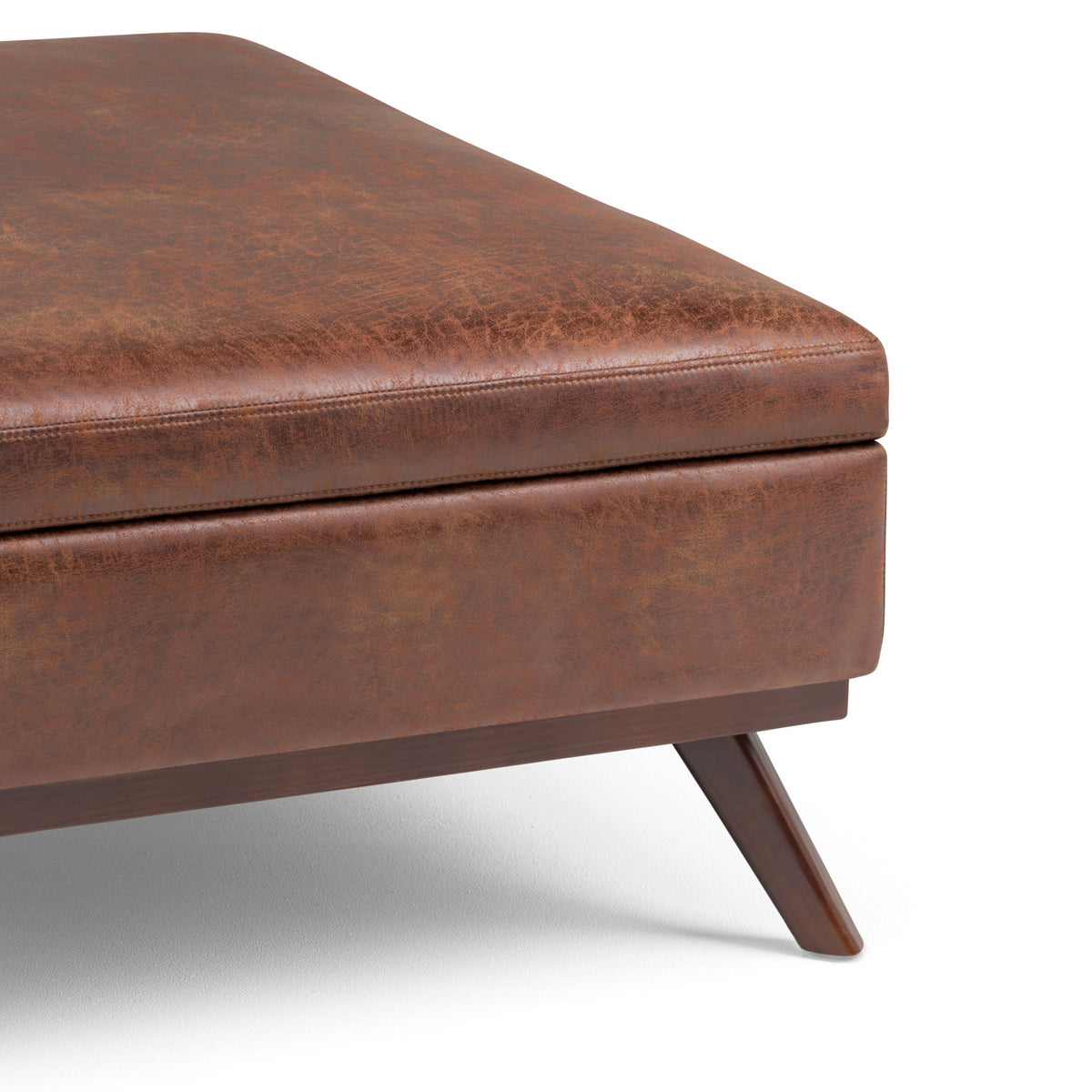 Owen - Multifunctional Square Coffee Table Storage Ottoman - Ego Home Furniture
