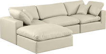 Load image into Gallery viewer, Comfy - 4 Piece Faux Leather Modular Sectional With Chaise
