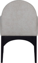 Load image into Gallery viewer, Waldorf - Chenille Dining Arm Chair With Black Legs
