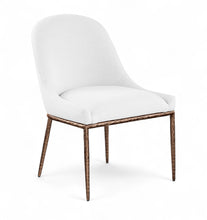 Load image into Gallery viewer, Ferro - Upholstered Dining Side Chair With Brushed Bronze Legs
