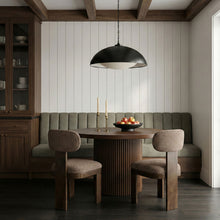 Load image into Gallery viewer, Timbra - Linen Textured Fabric Upholstered Dining Chair (Set of 2) - Walnut Base
