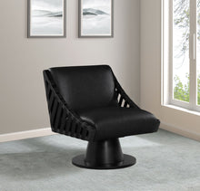 Load image into Gallery viewer, Millwin - Swivel Accent Chair With Black Base
