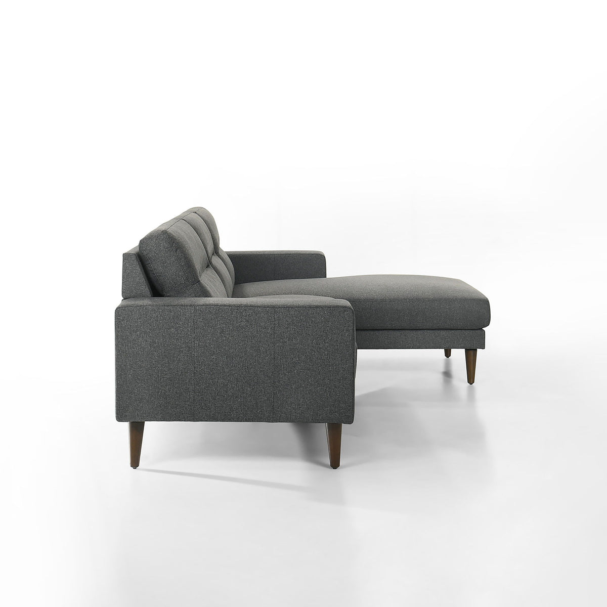 Vale - Right Arm Facing Chaise - Gray