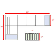 Load image into Gallery viewer, Stylish Entertainment Sectional Set, Outdoor Living

