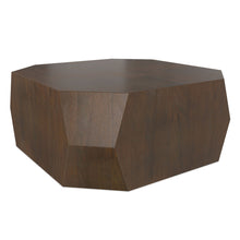 Load image into Gallery viewer, Eisley - Coffee Table With Geometric Design, - Walnut
