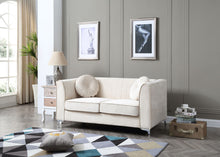 Load image into Gallery viewer, Glam Styled Micro Suede Loveseat
