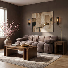 Load image into Gallery viewer, Orin - Velvet Performance Fabric Upholstered 2 Piece Modular Sofa
