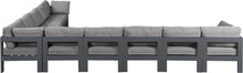 Load image into Gallery viewer, Nizuc - Outdoor Patio 10 Piece Modular Sectional With Gray Frame
