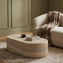 Load image into Gallery viewer, Catania - Concrete Indoor/Outdoor Coffee Table - Travertine

