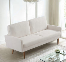 Load image into Gallery viewer, Sofa, European Style With Sleek Design, Modern &amp; Vintage Flair, Upholstered 3 Seater Couch
