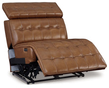 Load image into Gallery viewer, Temmpton - Power Armless Recliner With Adj Headrest - Chocolate
