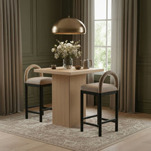 Load image into Gallery viewer, Belinda - Oak Veneer And Solid Wood Table
