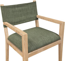 Load image into Gallery viewer, Avon - Linen Textured Performance Fabric Upholstered Dining Arm Chair
