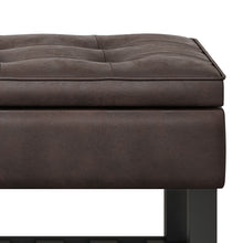 Load image into Gallery viewer, Cosmopolitan - Storage Ottoman Bench With Open Bottom
