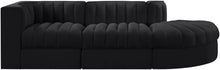 Load image into Gallery viewer, Rummi - Velvet Performance Fabric Upholstered 3 Piece Modular Sectional
