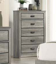 Load image into Gallery viewer, Crown Mark Furniture Carter 5 Drawer Chest in Gray image
