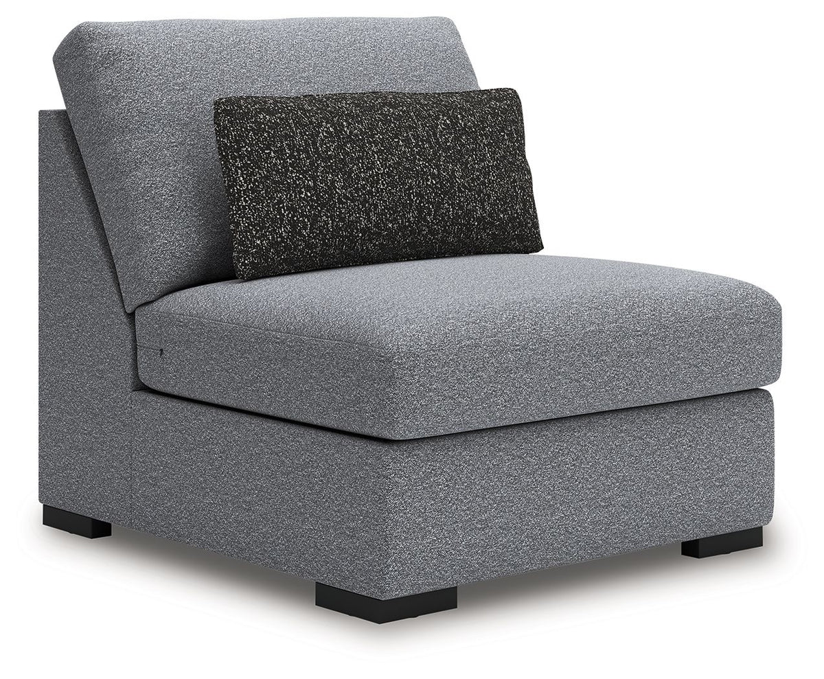 Bealton - Armless Chair - Salt And Pepper
