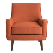 Load image into Gallery viewer, Accent Chair Upholstered With Legs - Burnt Orange
