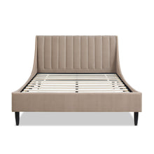 Load image into Gallery viewer, Aspen - Vertical Tufted Modern Headboard Platform Bed Set
