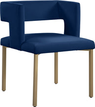 Load image into Gallery viewer, Caleb - Dining Chair with Gold Legs (Set of 2)
