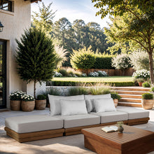 Load image into Gallery viewer, Mirella - 4 Piece Water Resistant Fabric Outdoor Patio Modular Sectional
