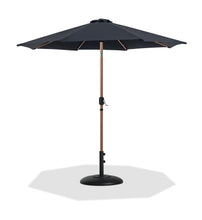 Load image into Gallery viewer, Fiji - Aluminum Patio Umbrella With Round Black And Teak Base
