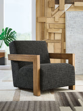Load image into Gallery viewer, Dorney - Accent Chair - Charcoal / Brown
