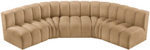 Load image into Gallery viewer, Arc - Velvet 5 Piece U-Shaped Modular Sofa
