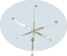 Load image into Gallery viewer, Mercury - Glass Dining Table - Pearl Silver
