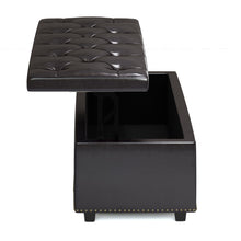 Load image into Gallery viewer, Hamilton - Upholstered Lift Top Rectangular Storage Ottoman
