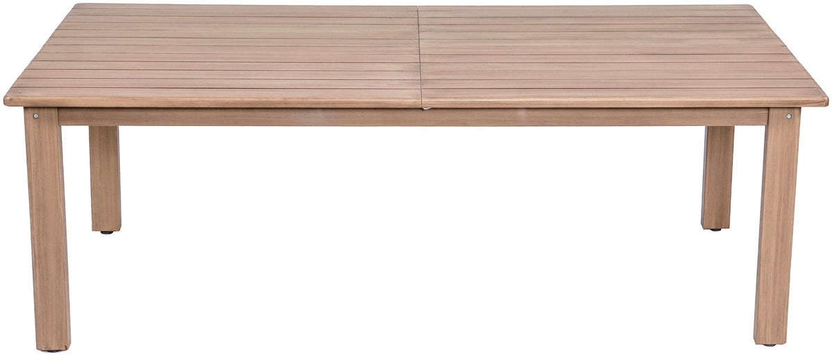 Newport - Acacia Wood 86.75" / 108" Outdoor Patio Dining Table - Natural