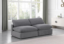 Load image into Gallery viewer, Comfy - Velvet Modular Armless Sofa 2 Seats
