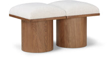 Load image into Gallery viewer, Pavilion - 2 Piece Modular Bench With Brown Base
