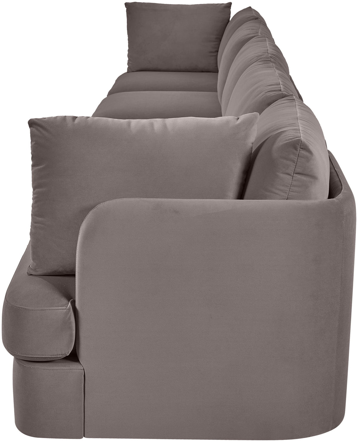 Hammond - Velvet Performance Fabric Upholstered 5 Piece Sofa