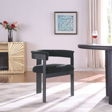 Load image into Gallery viewer, Romeo - Boucle Dining Chair With Black Base (Set of 2)
