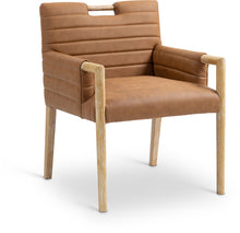 Load image into Gallery viewer, Aimee - Dining Arm Chair - Light Brown Legs

