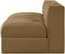Load image into Gallery viewer, Rummi - Velvet Performance Fabric Upholstered 2 Piece Modular Armless Loveseat
