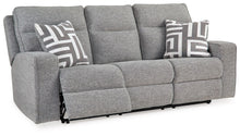 Load image into Gallery viewer, Biscoe - Power Reclining Sofa With Adj Headrest - Pewter
