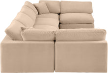 Load image into Gallery viewer, Comfy - 6 Piece Velvet Modular Armless Sectional
