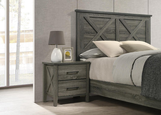B522 - Nightstand - Rustic Gray