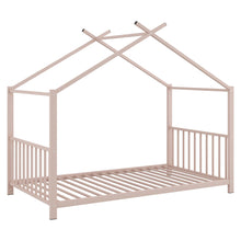 Load image into Gallery viewer, Metal House Platform Bed With Modern Design And Durable Frame
