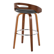 Load image into Gallery viewer, Cassis - Contemporary Fixed Height Barstool With Swivel With Round Footrest (Set of 2)
