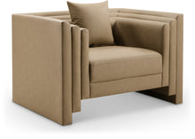 Load image into Gallery viewer, Everett - Vegan Leather Upholstered Chair - Tan

