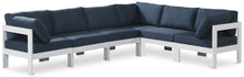 Load image into Gallery viewer, Nizuc - Outdoor Patio 6 Piece Modular Sectional With White Frame
