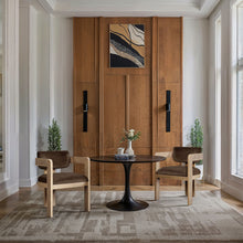Load image into Gallery viewer, Sacha - Velvet Dining Chair With Natural Base (Set of 2)

