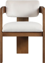 Load image into Gallery viewer, Sacha - Velvet Dining Chair With Brown Base (Set of 2)
