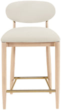 Load image into Gallery viewer, Riccio - Fabric Stool - Natural Frame
