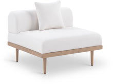Load image into Gallery viewer, Laguna - Resilient Water Resistant Fabric Upholstered Outdoor Patio Modular Armless Chair
