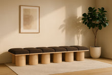 Load image into Gallery viewer, Pavilion - 12 Piece Modular Bench With Natural Base
